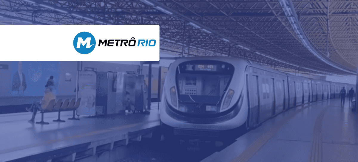 banner da concessão metroviária, concessionária MetrôRio